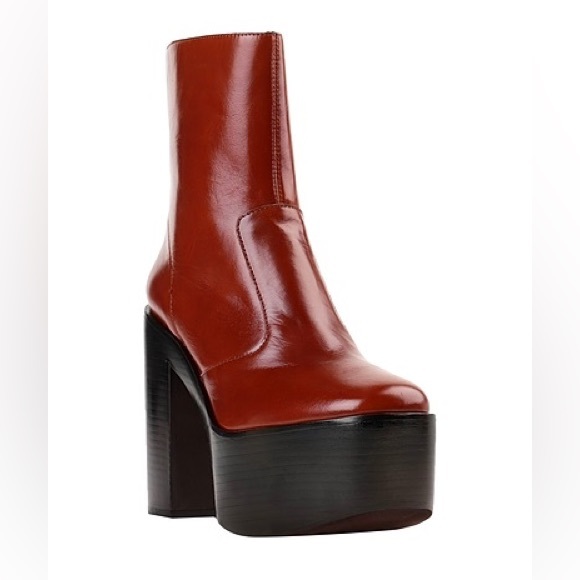 Jeffrey Campbell Mexique Platforms - 8.5 - Brown - Picture 14 of 16